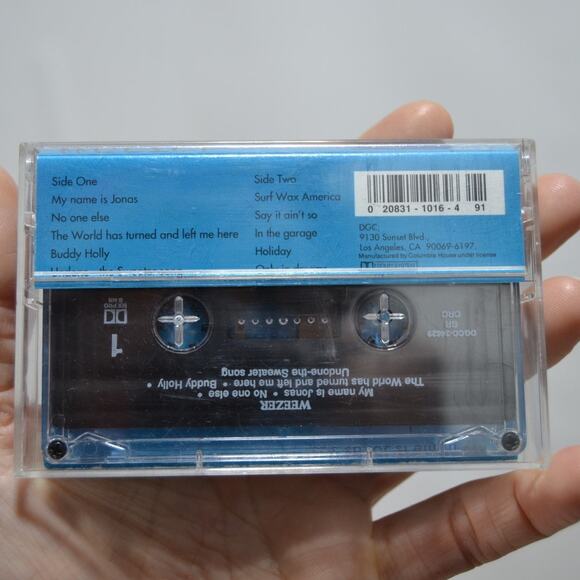 Weezer Blue Album Cassette Tape Rare 1994 DGC Geffen Records - Picture 2 of 10